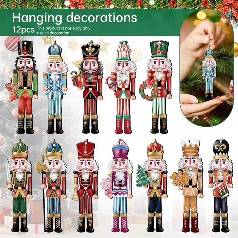 12/16 ชิ้น ตุ๊กตาไม้รูปทหารนัท - Nutcracker Figurine บทวิจารณ์และราคา
