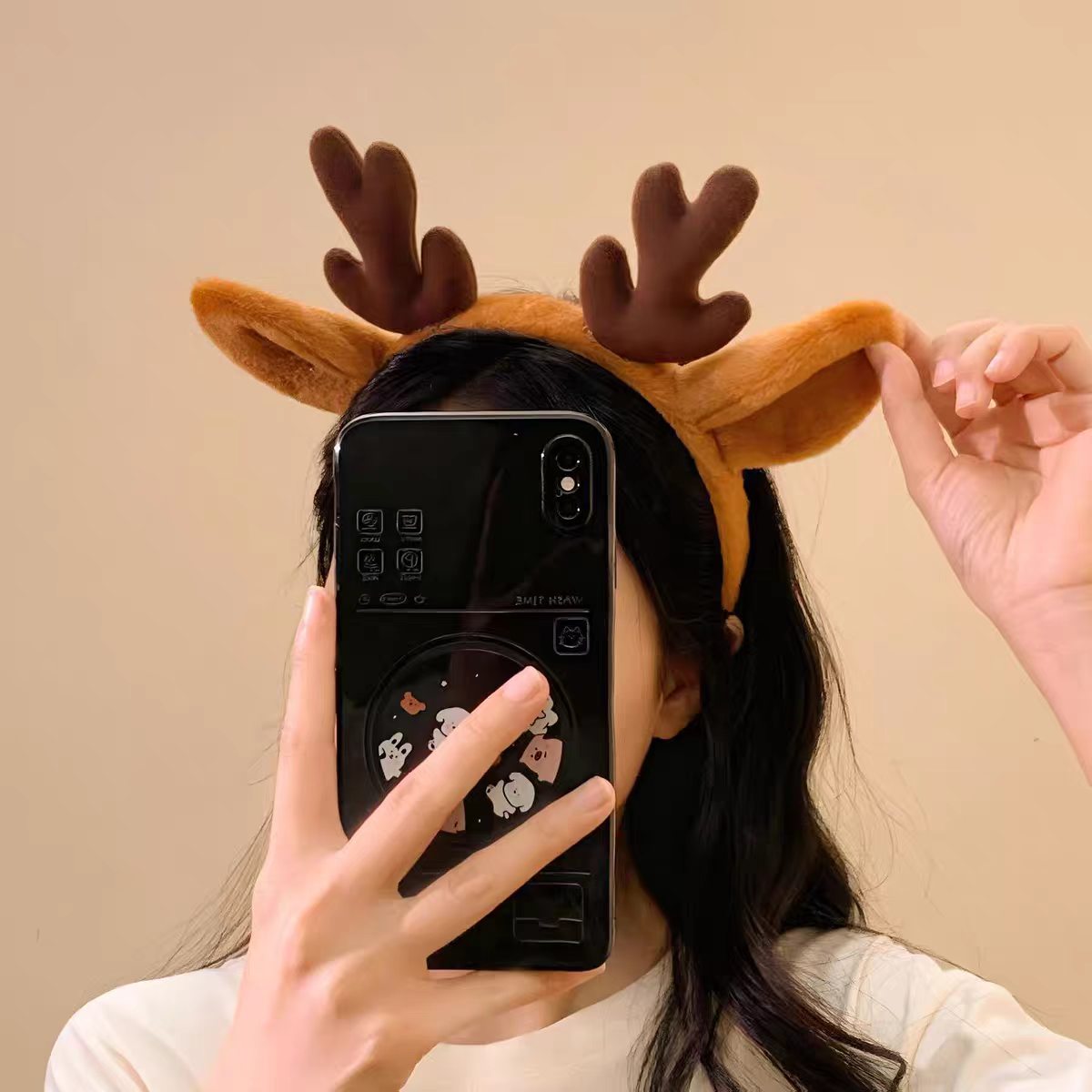 เครื่องประดับคอสเพลย์หูและเขาก - Reindeer Antlers Headband บทวิจารณ์และราคา
