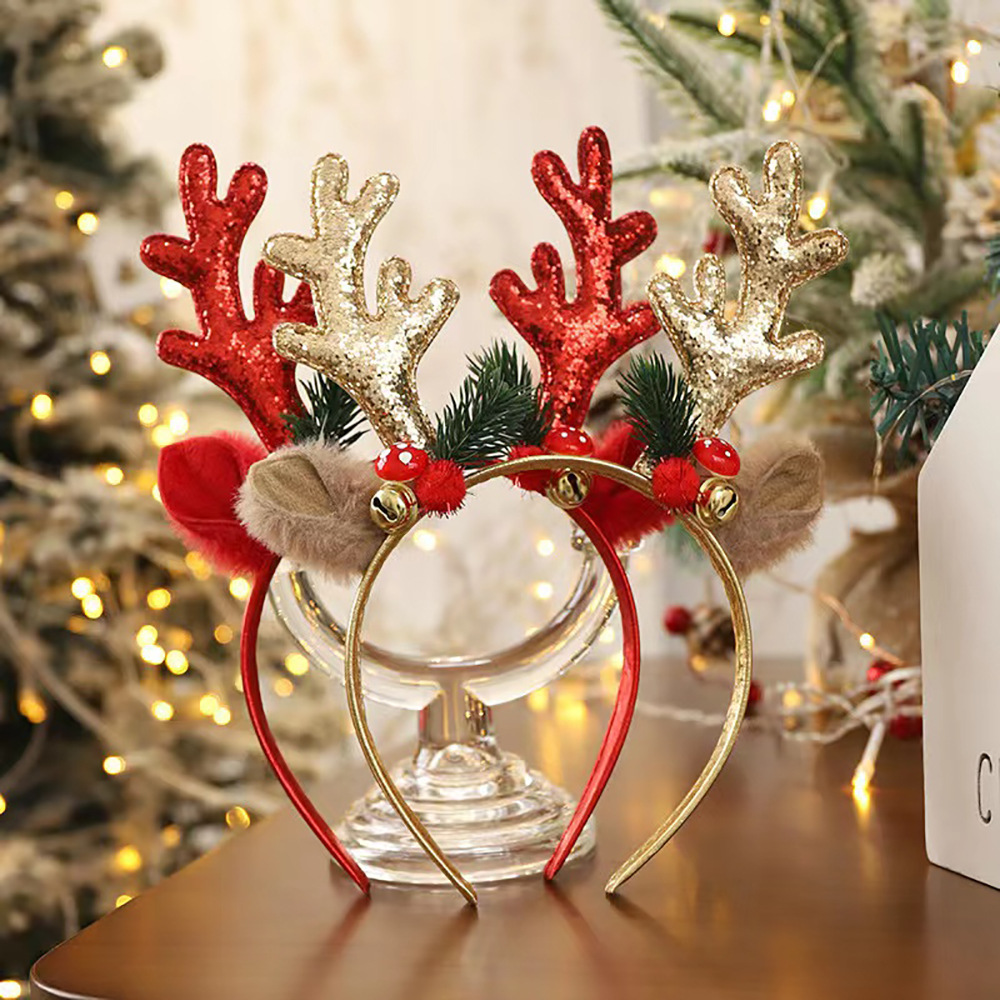 ที่คาดผมเขากวางเรนเดียร์คริสต์ - Reindeer Antlers Headband บทวิจารณ์และราคา